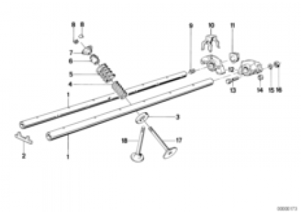 Timimg gear - rocker arm/valves
