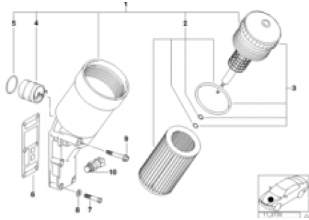 Lubrication system-Oil filter