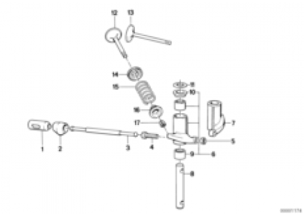 Valves, valve timing gear, rocker arm