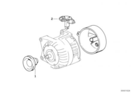 Alternator, individual parts 70A