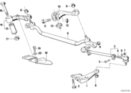 Steering linkage/tie rods