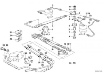 Levelling device/tubing/attaching parts