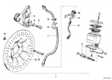 Retrofit kit, double disc brake