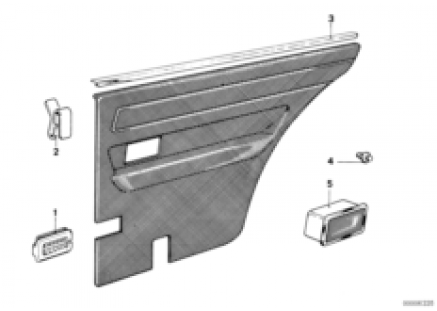 Lateral trim panel parts