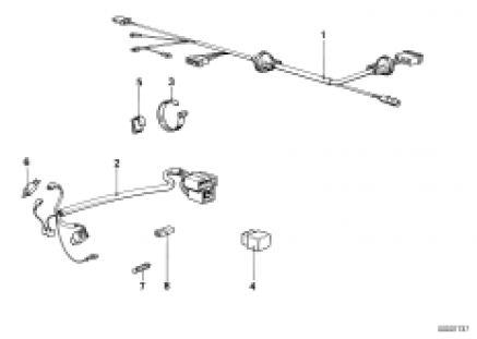Wiring harness levelling device