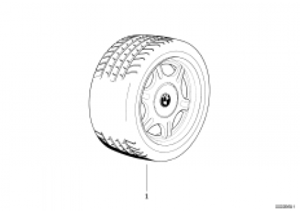Wheel set spinder-spoke styling