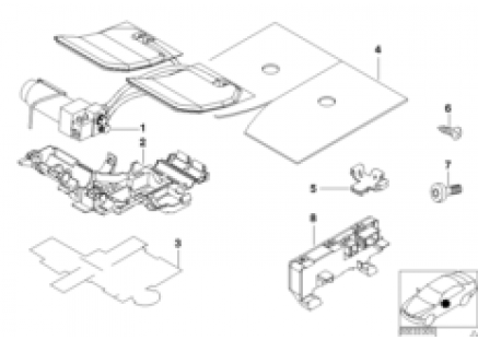 Seat, front, Active seat single parts