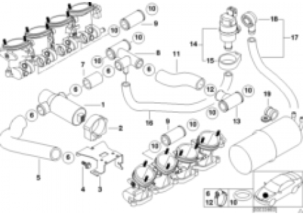 Idle regul.valve/fuel tank vent valve