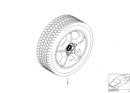 Winter wheel w.tire star sp.57 - 17