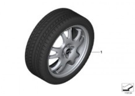 Winter wheel w.tire double sp.R87 - 16