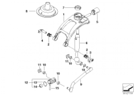 Gear shift parts,manual transm./4-wheel