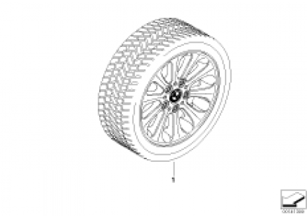 Winter wheel w.tire radial sp.139 -16