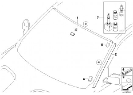Window mounting parts