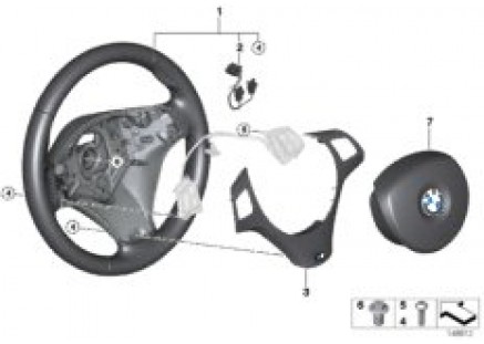 M sports strng whl,airbag,multifunction