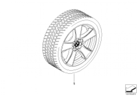 Winter wheel w.tire star sp.209 - 18