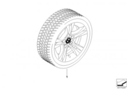 Winter wheel w.tire double sp.268 -16