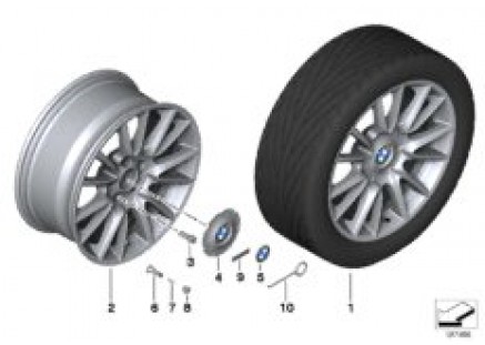 BMW LA wheel Individual V-Spoke 228-19''
