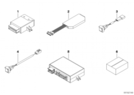 control units, modules, sensors, relays