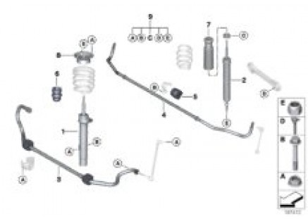 Single parts for M Sport suspension