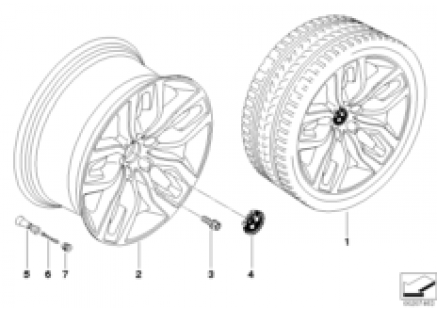 BMW LA wheel Y Spoke 337