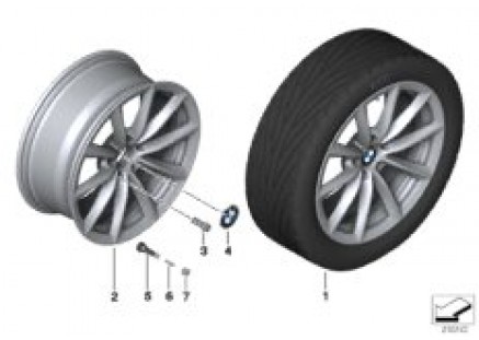 BMW LA wheel, V Spoke 324
