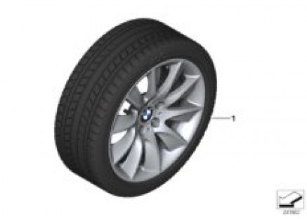 Winter wheel w.tire turbine sp. 329-18