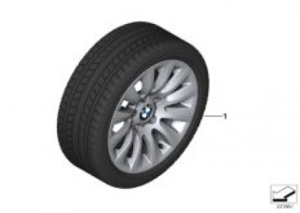 Winter wheel w.tire multi-sp.282 - 16