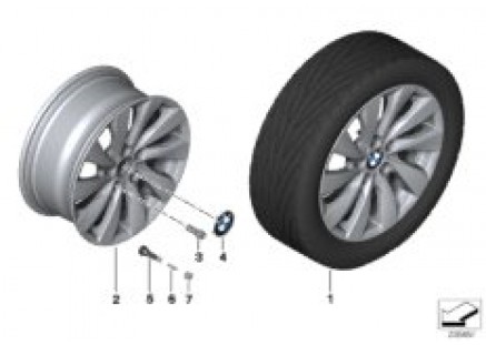 BMW LA wheel Turbine styling 381