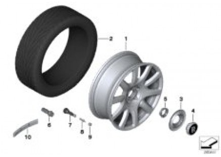 Light-alloy wheel Styling 417