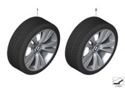 Winter wheel w.tire double sp.309 -19