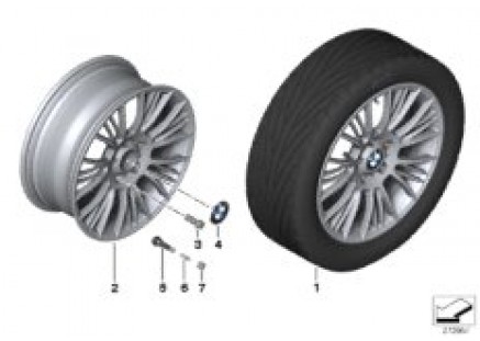 BMW LA wheel Radial Spoke 388 - 18''