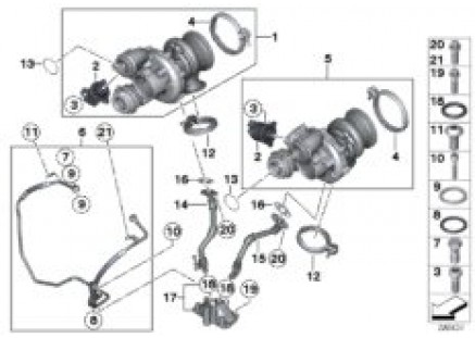 Turbo charger with lubrication