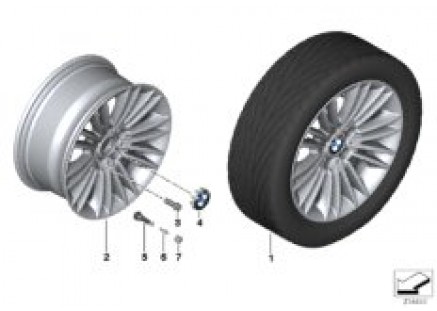 BMW LA wheel Multi-Spoke 456 - 17''
