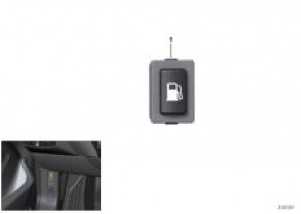 Switch for fuel cover lock