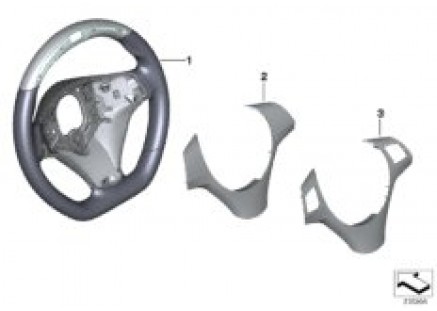 Performance steering wheel with display