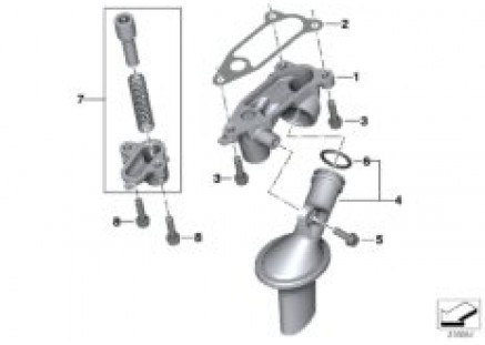 Oil pressure regulator valve