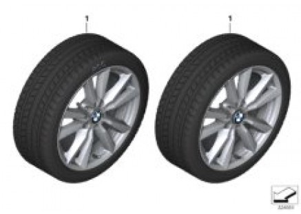 Winter wheel w.tire double sp.446 -18