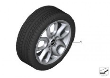 Winter wheel w.tire loop sp.494 - 16