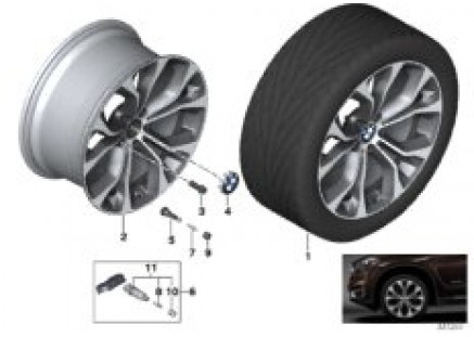 BMW LA wheel Y-Spoke 451 - 20''
