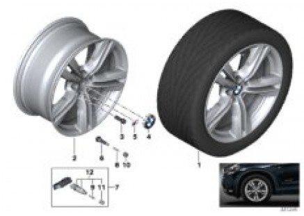 BMW LA wheel M Double Spoke 467 - 19''