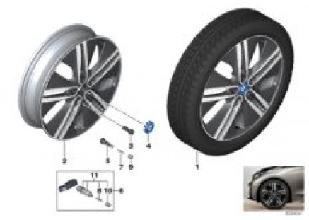 BMW i LA wheel, Double Spoke 430 - 20