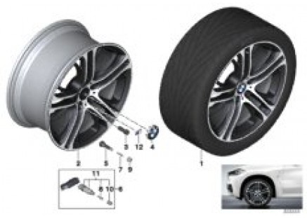 BMW LA wheel, M Double Spoke 310