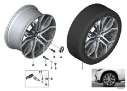 BMW LA wheel Y Spoke 375 BMW Performance