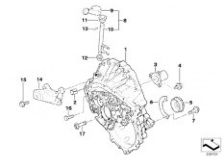 GS5-65BH clutch dome and attachm. parts