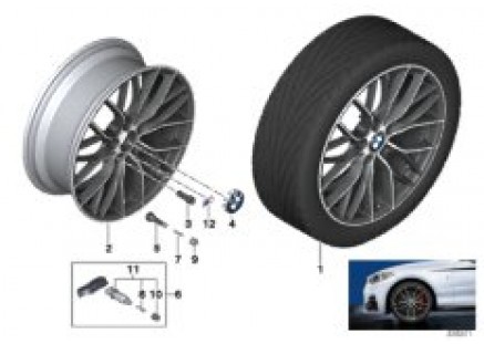 BMW LA wheel M Double Spoke 405-19''
