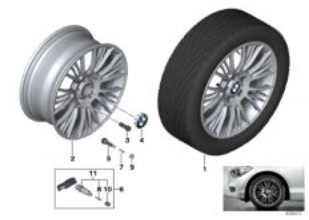 BMW LA wheel Radial Spoke 388 - 18''