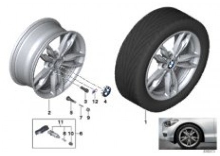 BMW LA wheel M Double Spoke 436-18''