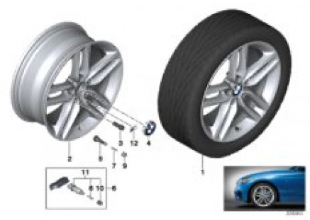 BMW LA wheel M Double Spoke 461 - 18''