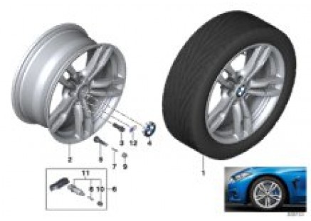 BMW LA wheel M Double Spoke 441 - 18''
