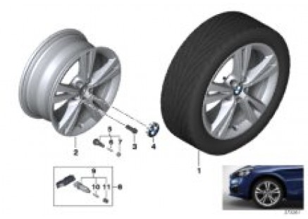 BMW LA wheel Double Spoke 385 - 17''